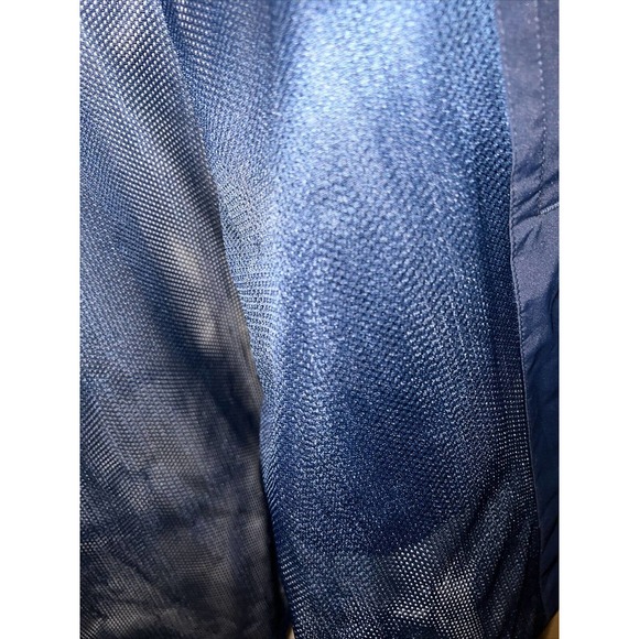 Eddie Bauer Rain Coat Womens Size XL Hooded Jacket Blue Barely Worn Mesh Lined - Picture 7 of 9